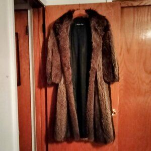 A pre-owned Raccoon fur coat